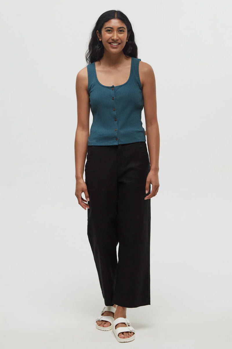 Moraine Rib Button Front Tank - JAS