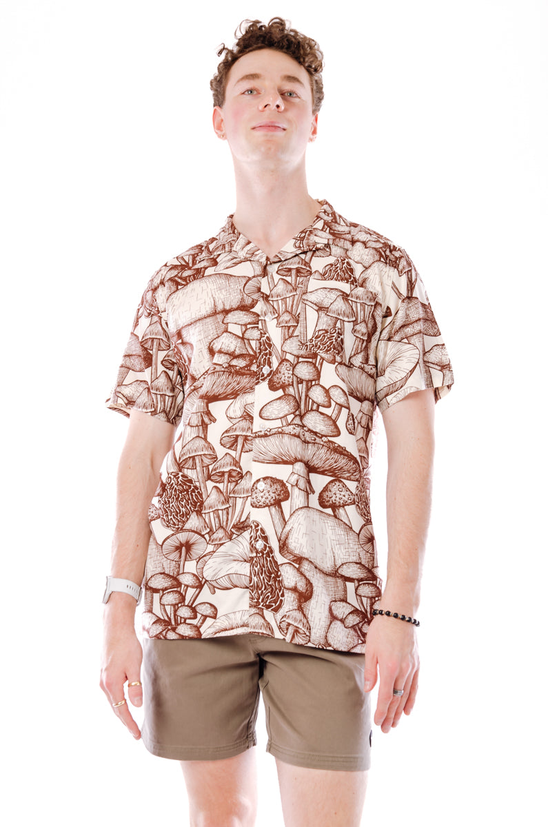 Mushroom Short Sleeve Shirt - NAT