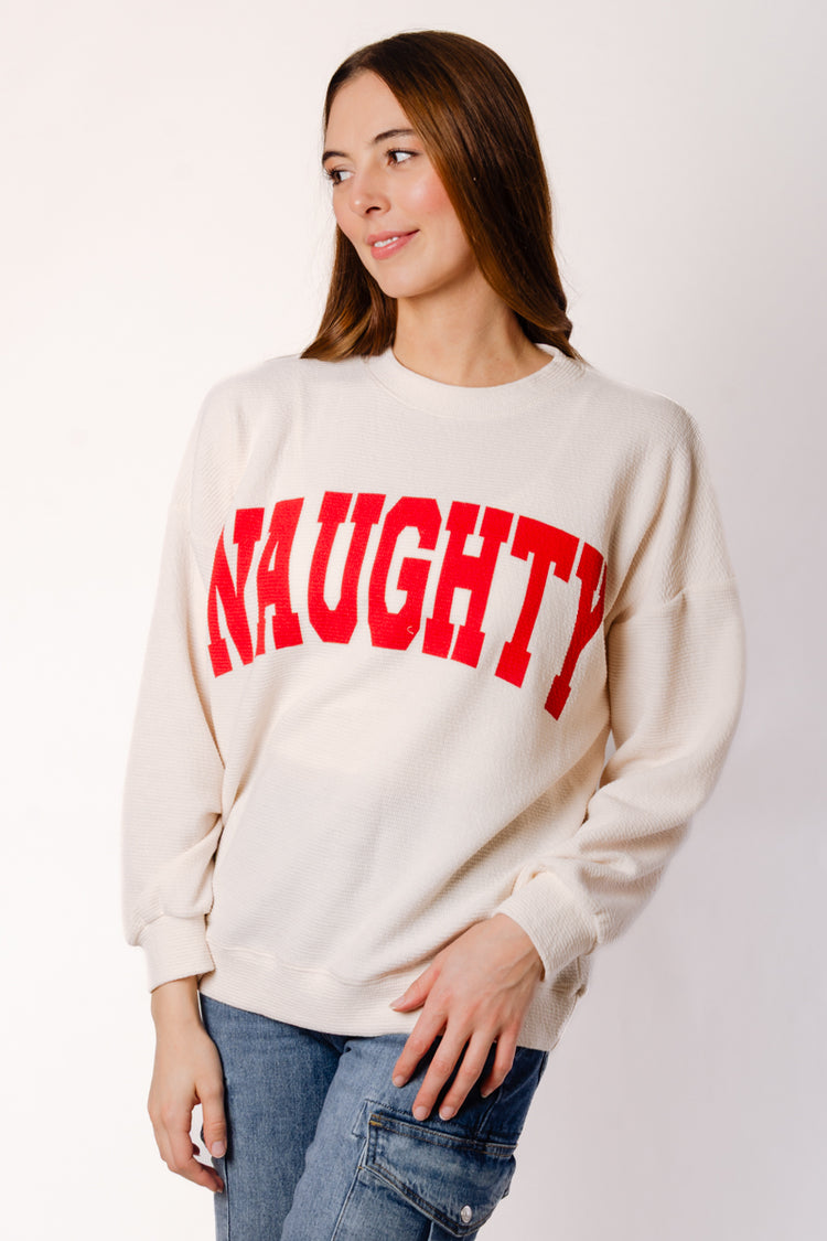 Naughty Crew Sweatshirt - CRM