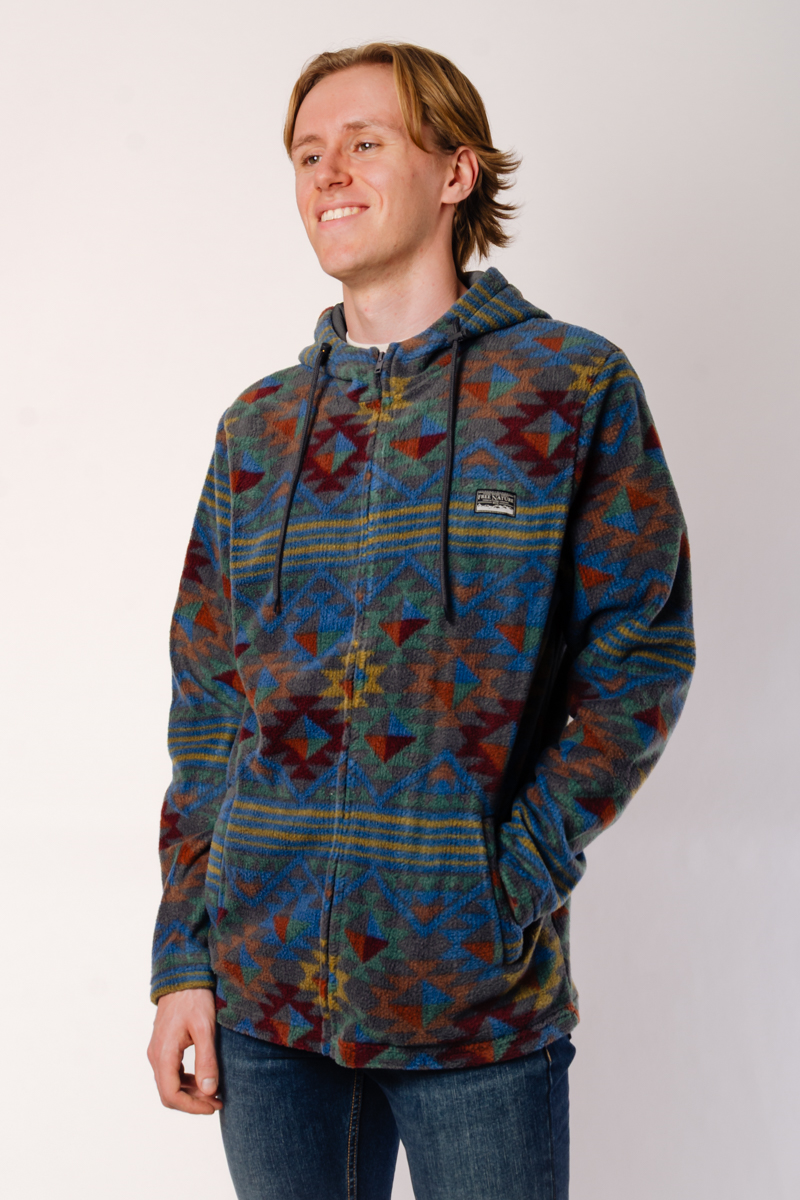 Navajo Hooded Zip-Up - MUL
