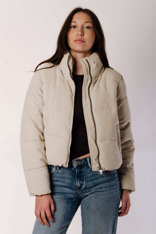 New Dolly Corduroy Puffer Coat - MOO