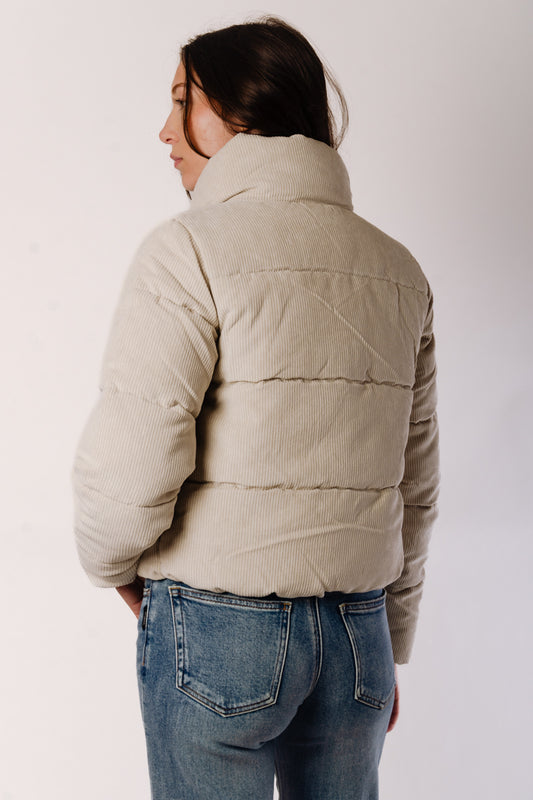 New Dolly Corduroy Puffer Coat - MOO