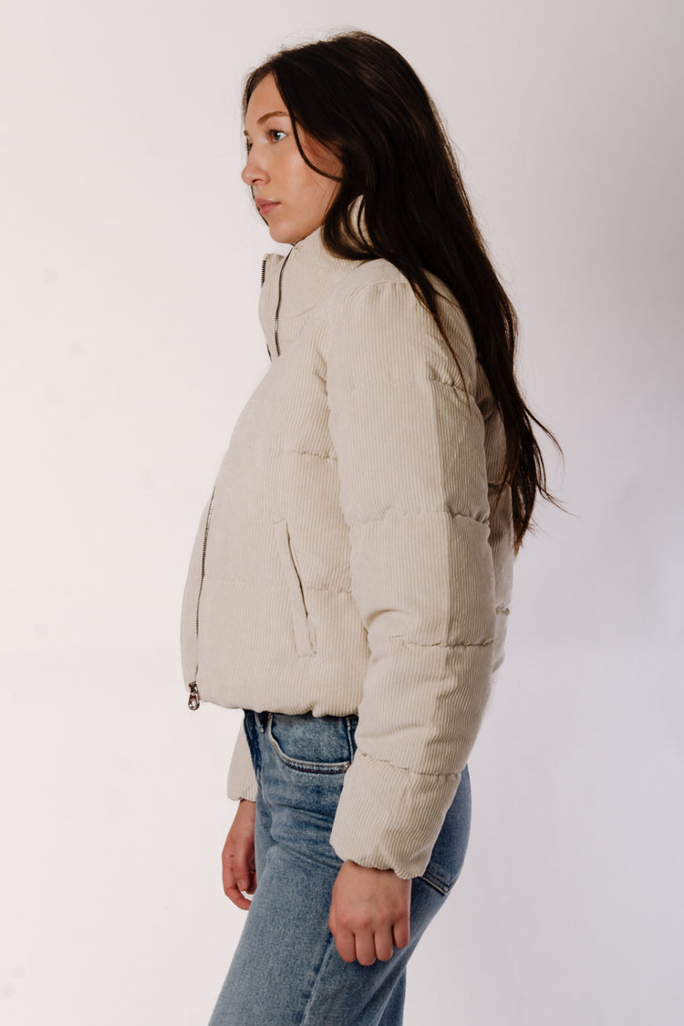 New Dolly Corduroy Puffer Coat - MOO