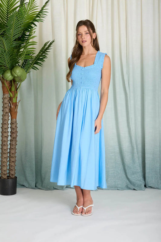 Niagara Midi Dress - BLU