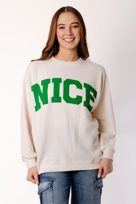 Nice Crew Sweatshirt - CRM