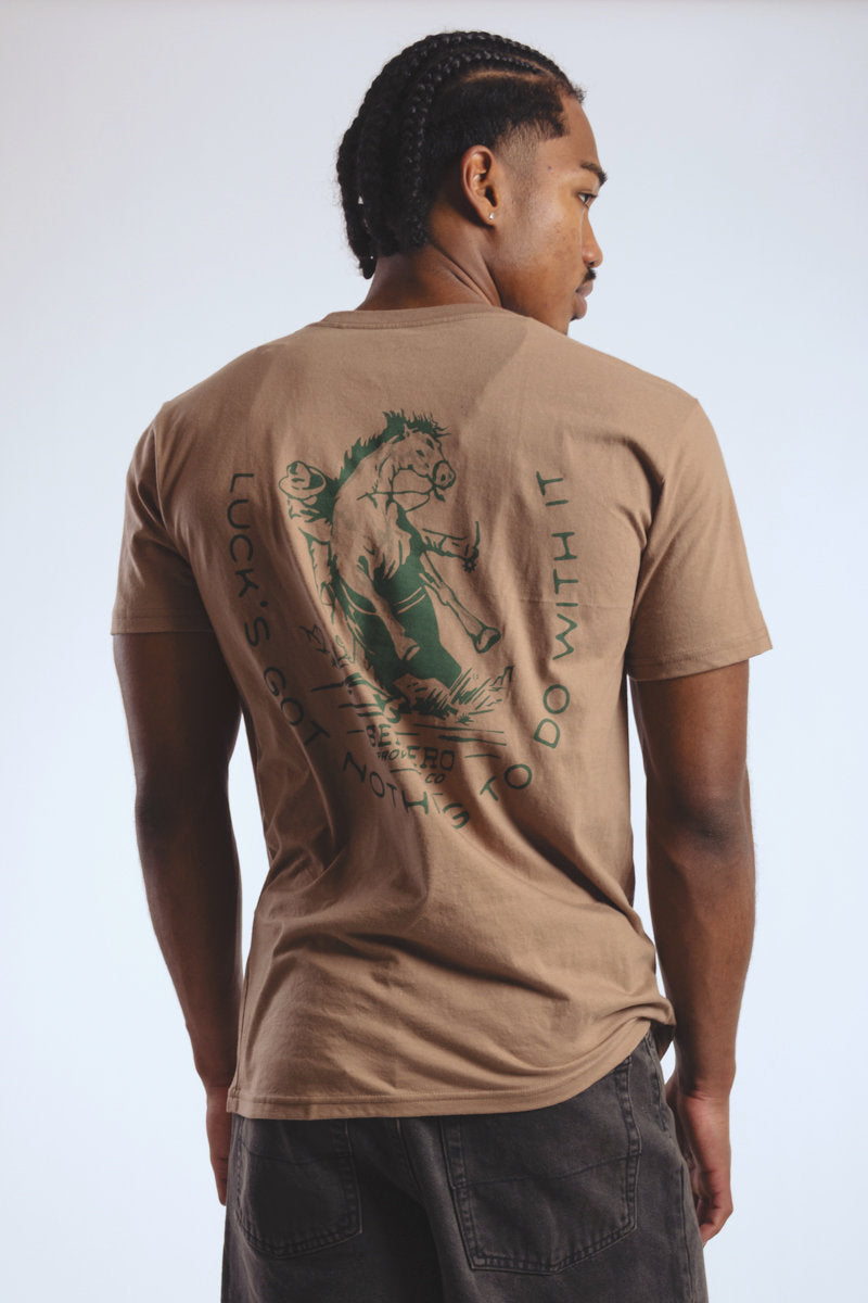 No Luck Tee - BRN