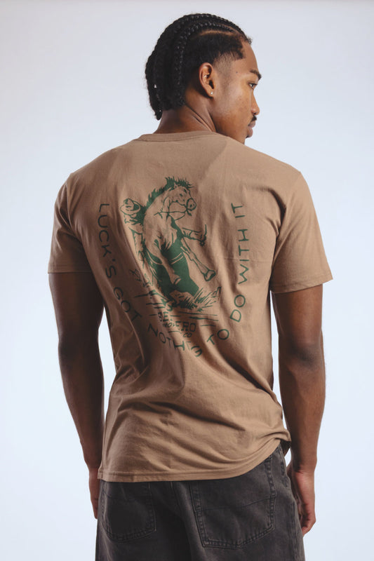 No Luck Tee - BRN