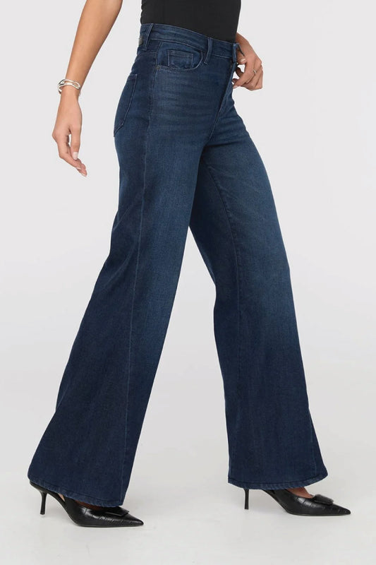 No Sweat Denim High Rise Wide Leg - 32