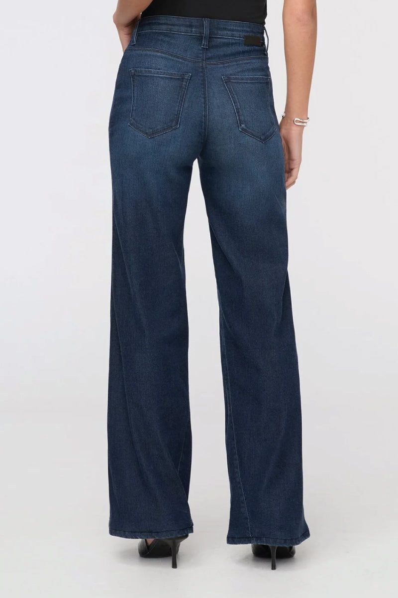 No Sweat Denim High Rise Wide Leg - 32