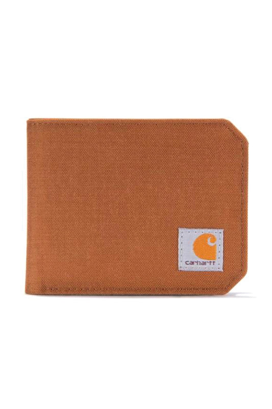Nylon Duck Bifold Wallet - Brown