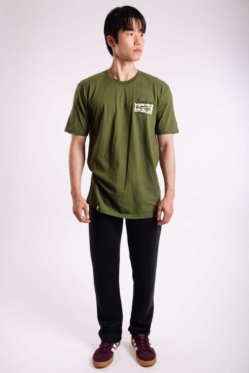 Open Bottom Fleece Pant - BLK