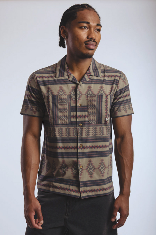 Palmetto Short Sleeve Shirt - ALOE