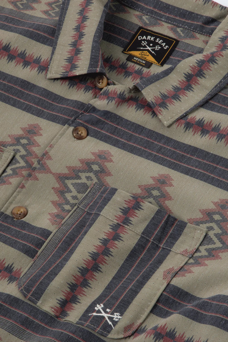 Palmetto Short Sleeve Shirt - ALOE