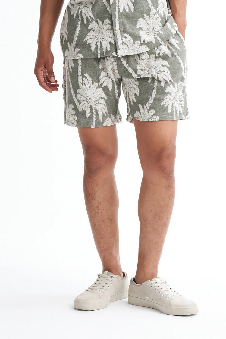Palms Down Exotica Elastic 17 Shorts - GNBO