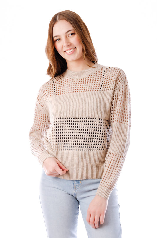 Pamela Open Knit Sweater - MNL