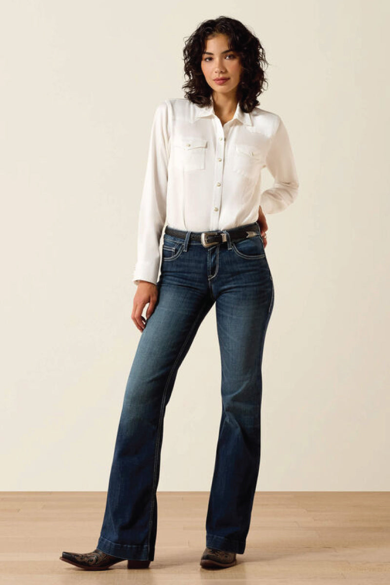 Perfect Rise Aisha Wide Leg Jeans - 33