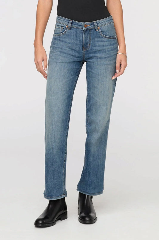 Performance Denim Mid Rise Straight - 30