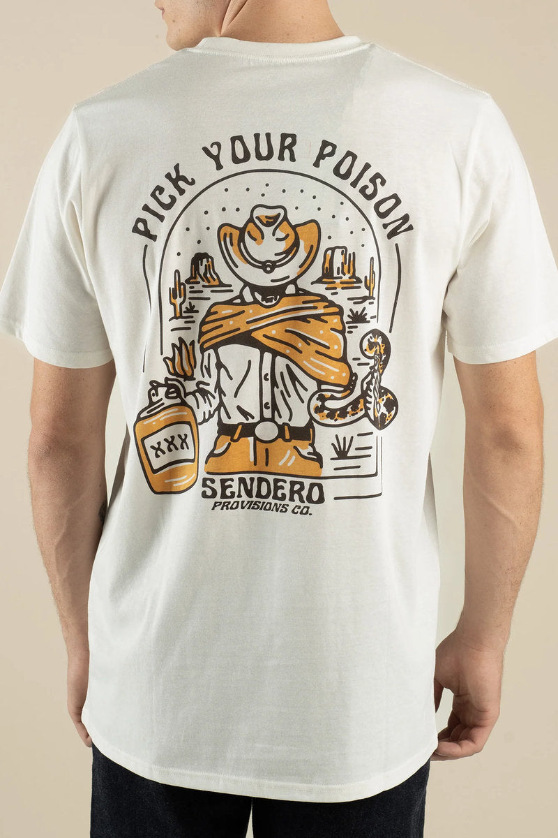 Pick Your Poison Tee - White