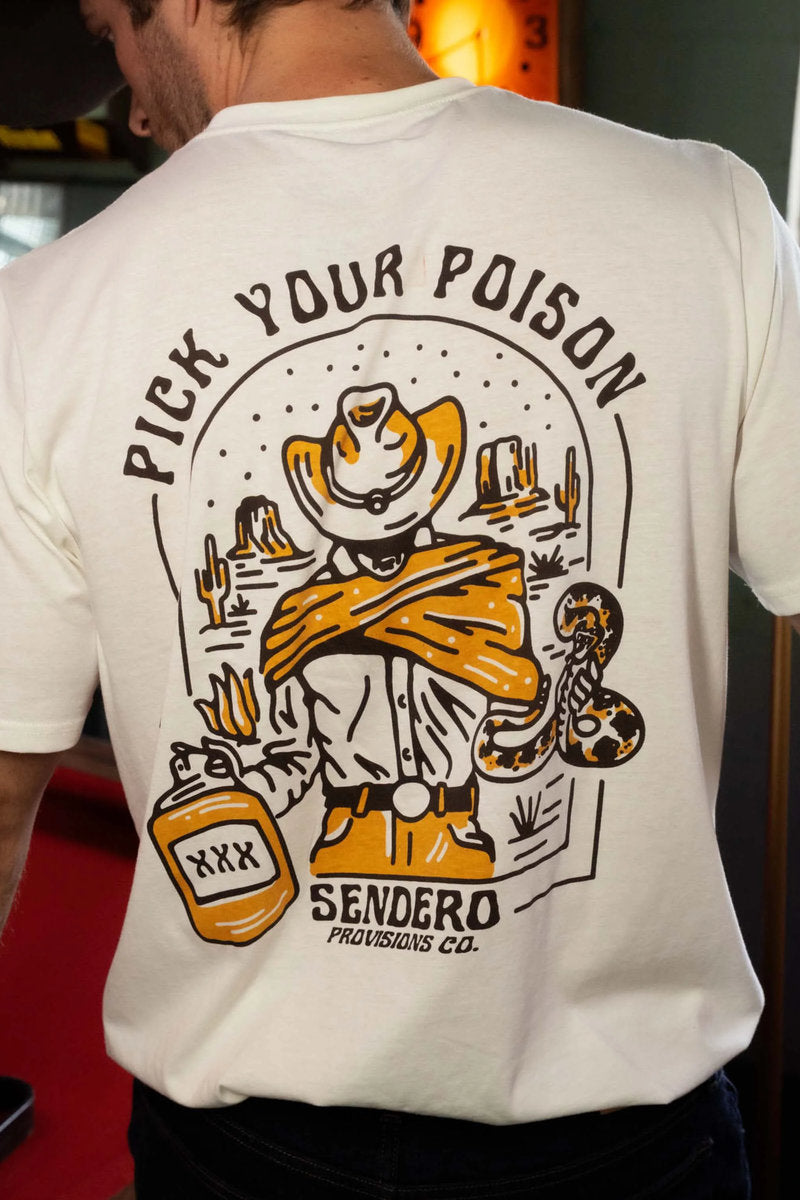 Pick Your Poison Tee - White