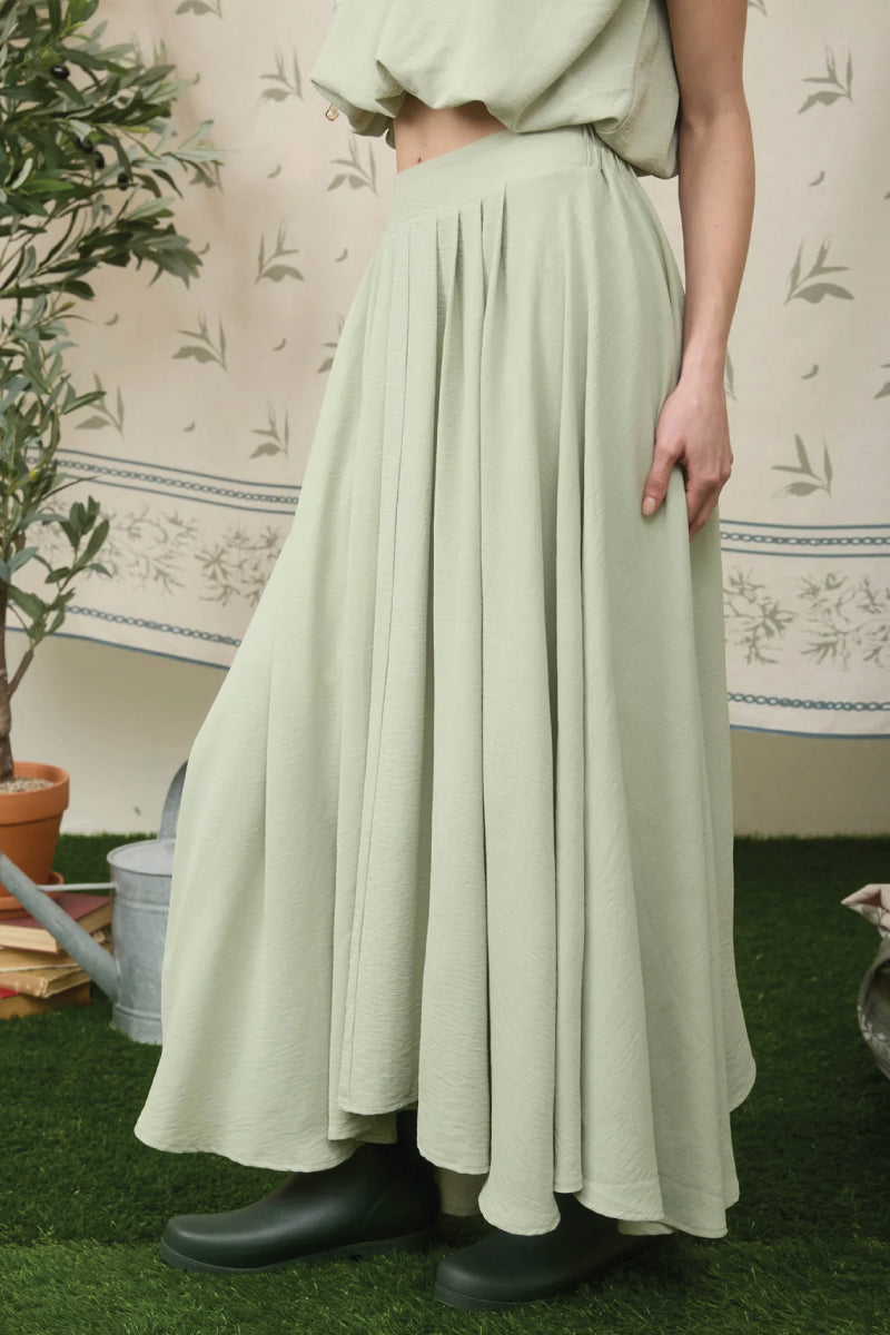Pleated Midi Skirt - OLV