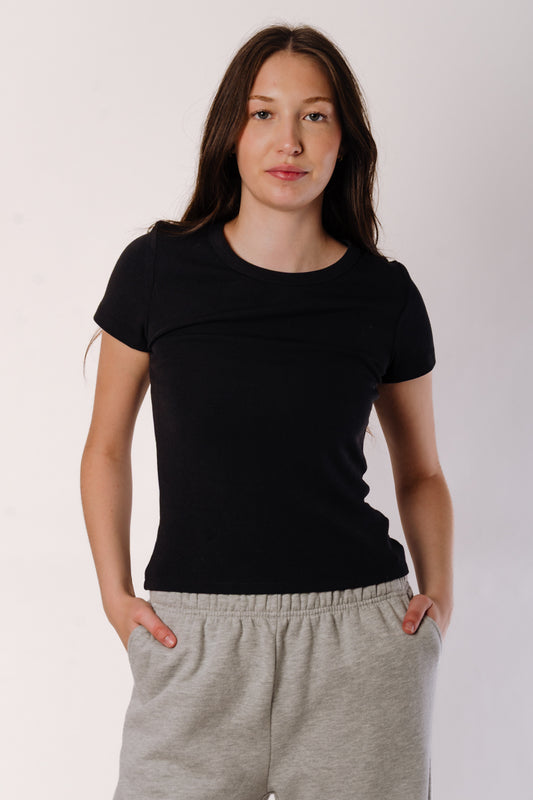 Plush Rib Tee - VBK