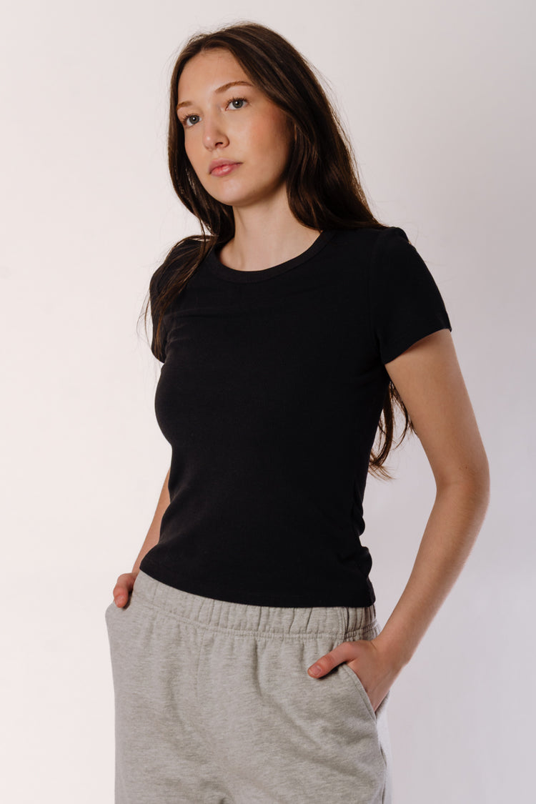 Plush Rib Tee - VBK
