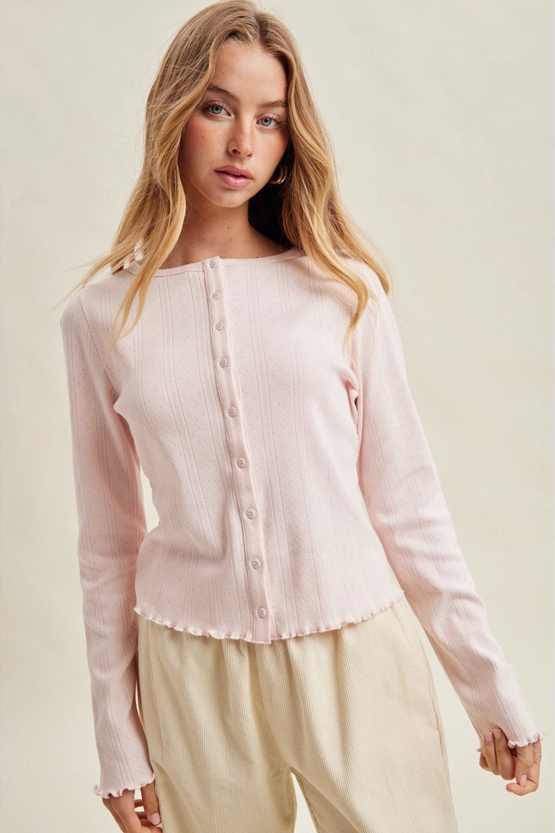 Pointelle Cardigan - BLS
