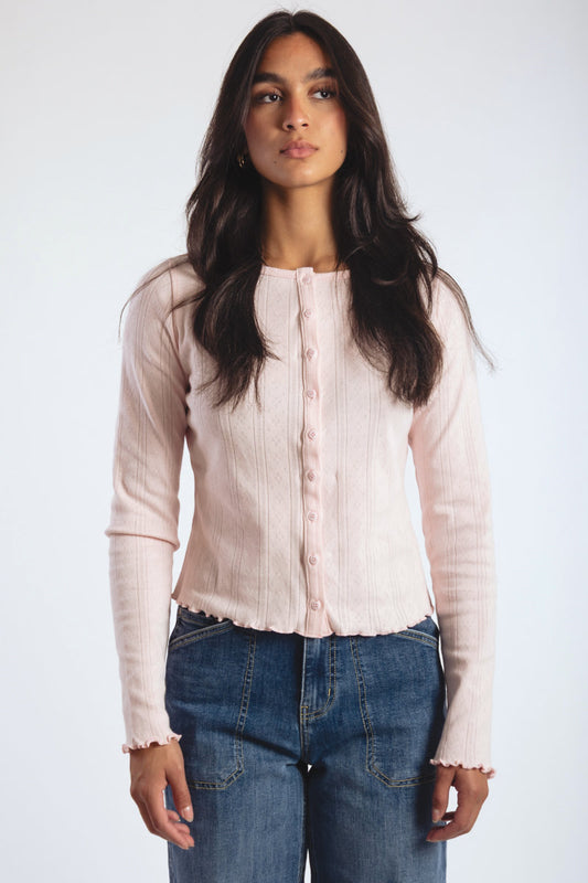 Pointelle Cardigan - BLS
