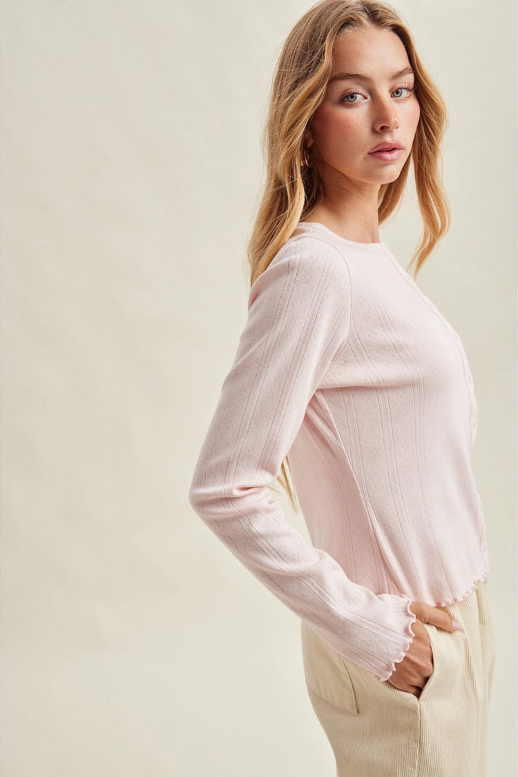 Pointelle Cardigan - BLS