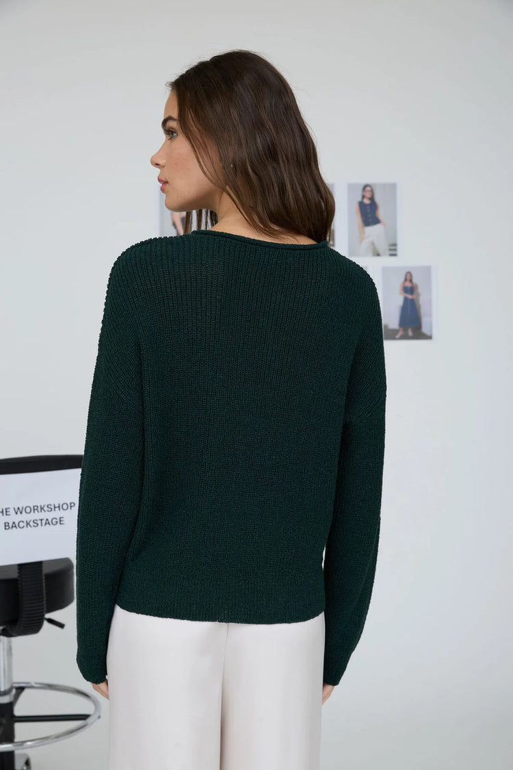 Pointelle Stitch Sweater - FOR