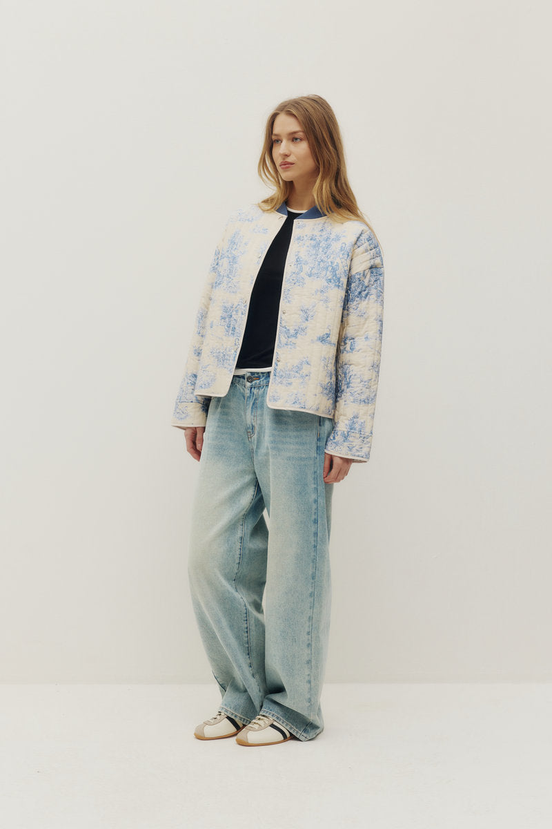 Porcelain Quilt Jacket - POR