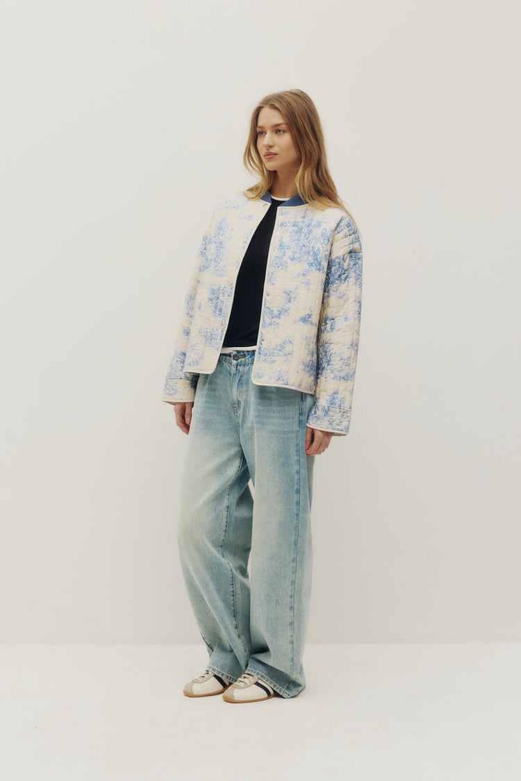 Porcelain Quilt Jacket - POR