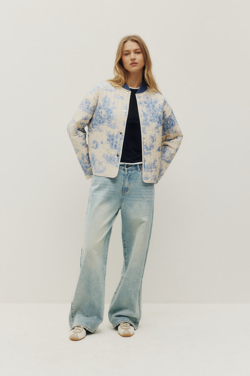 Porcelain Quilt Jacket - POR