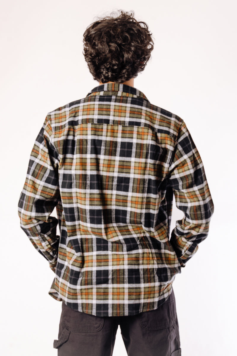 Portland Organic Flannel Shirt - Black