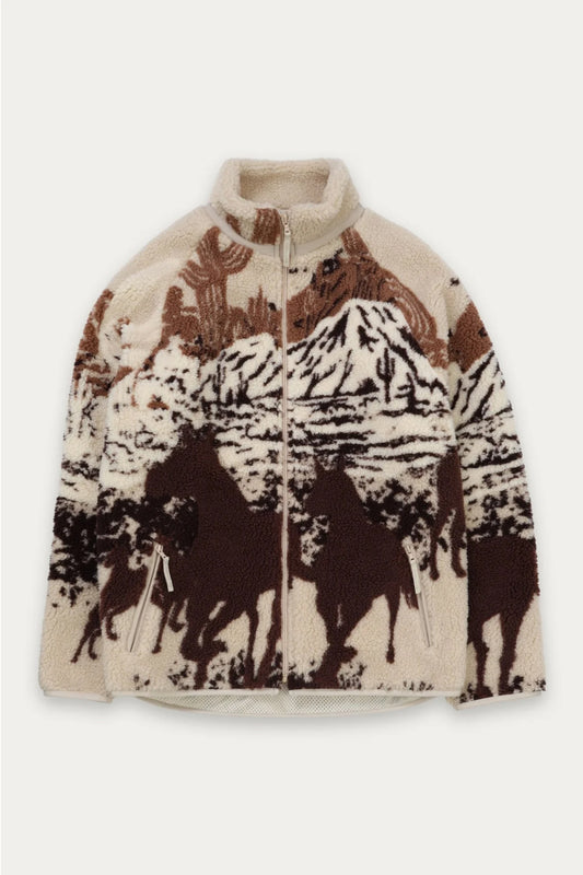 Unisex Printed Sherpa Fleece - DSR
