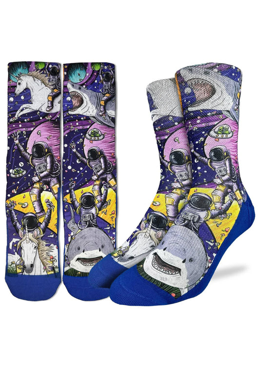 Psychedelic Space Mission Sock - MUL