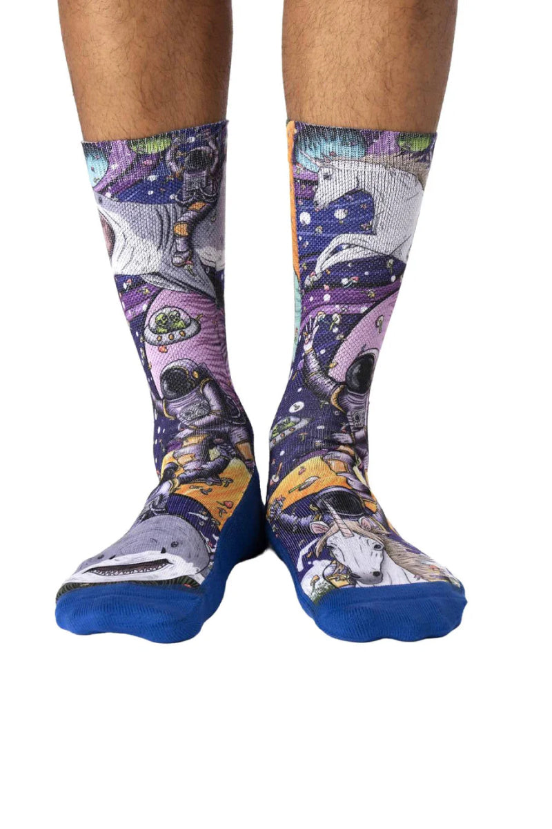 Psychedelic Space Mission Sock - MUL