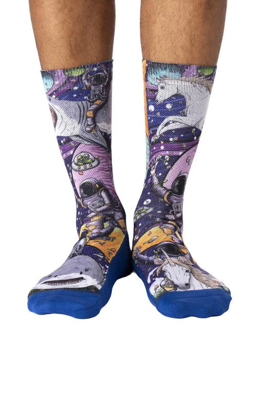 Psychedelic Space Mission Sock - MUL