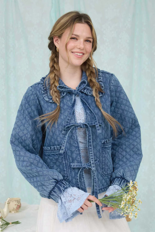 Quilted Tie Jacket - DNM