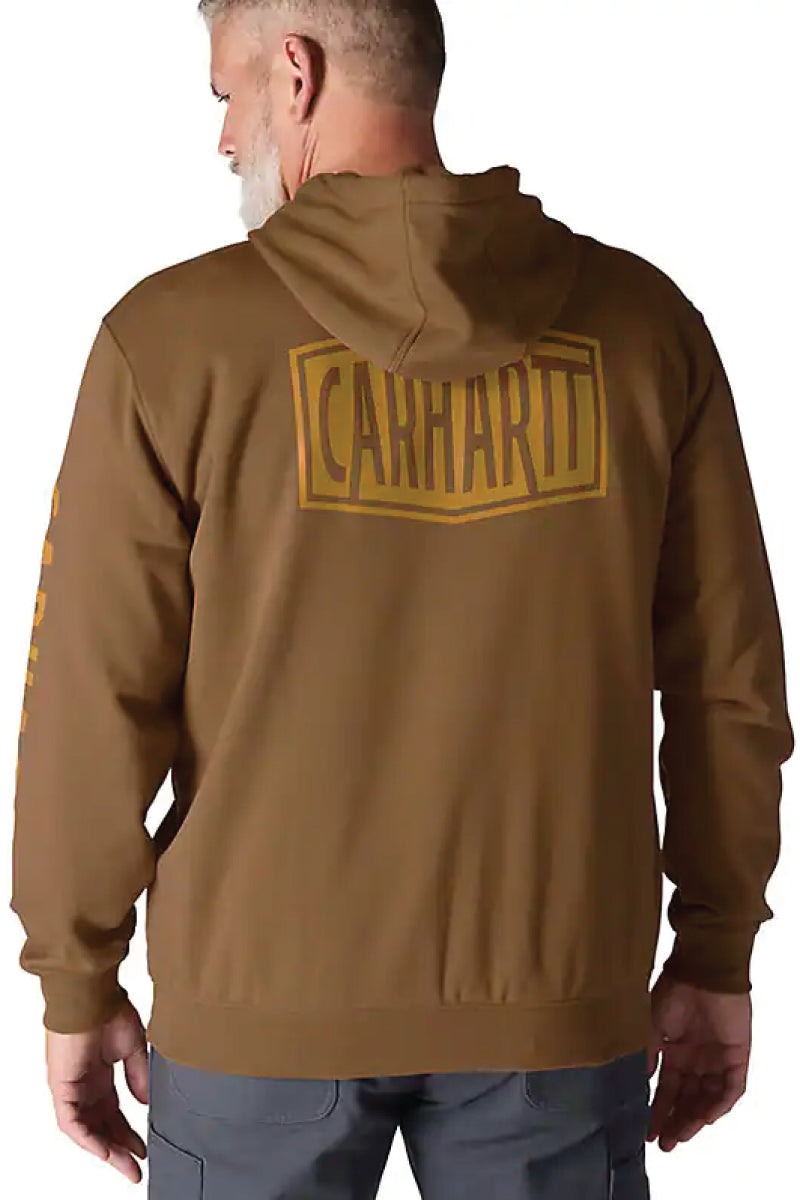 Rain Defender Loose Fit Hoodie - Brown