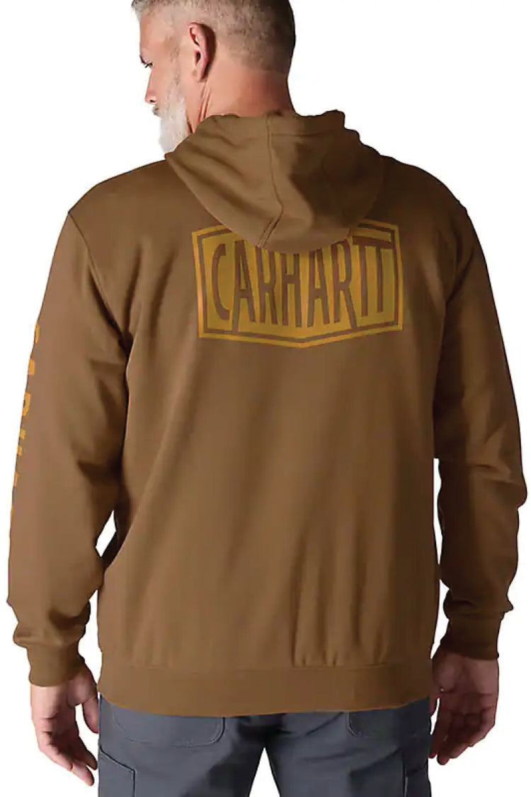 Rain Defender Loose Fit Hoodie - Brown