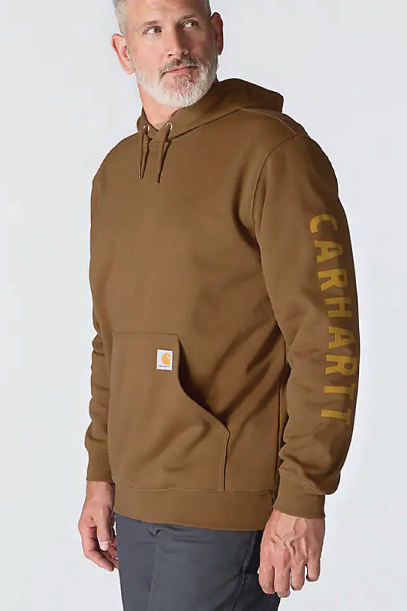 Rain Defender Loose Fit Hoodie - Brown