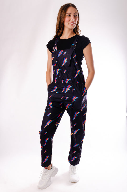 Rainbow Bolts Corduory Overalls - BOL