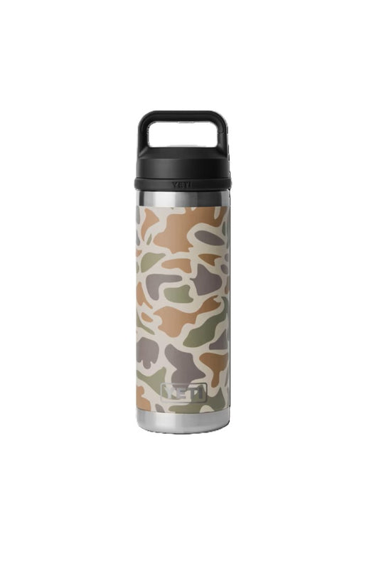 Rambler 18 oz Bottle with Chug Cap - Tan Camo - TNC