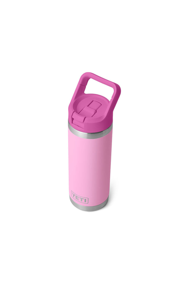 Rambler 18 oz Straw Bottle - Power Pink/ Wildflower Fuchsia - PWWF