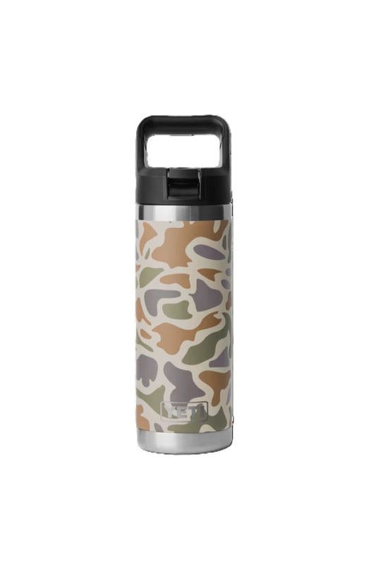 Rambler 18 oz Straw Bottle - Tan Camo - TNC