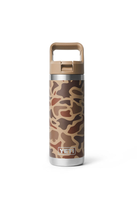 Rambler 18 oz Straw Bottle - Wetlands Camo - WTC