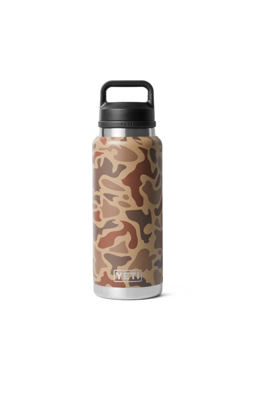 Rambler 36 oz Bottle with Chug Cap - Wetlands Camo - WTC