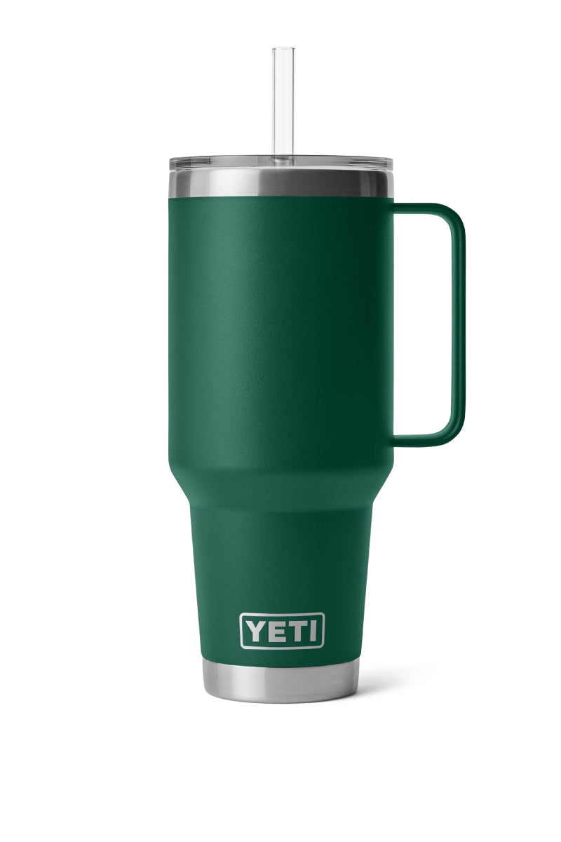 Rambler 42 oz Straw Mug - Black Forest Green - BFG