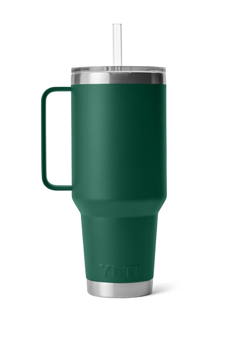 Rambler 42 oz Straw Mug - Black Forest Green - BFG